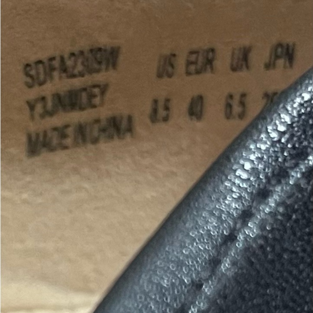 Dream Pairs Low Wedge Dressy Flats Square Toe Black Size 8.5 - Picture 13 of 13